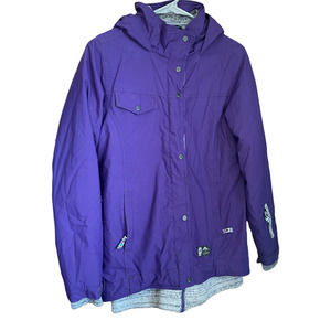 Orage Purple Girl's Teen Ski Snowboard Winter Jacket / Coat Size XL 14